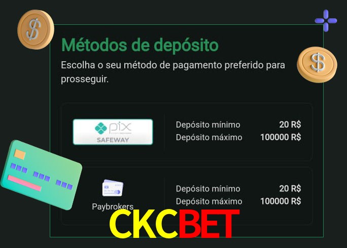 O cassino CKCBET oferece uma grande variedade de métodos de pagamento