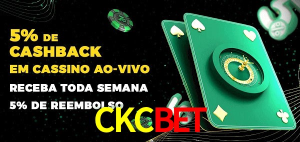 Promoções do cassino ao Vivo CKCBET